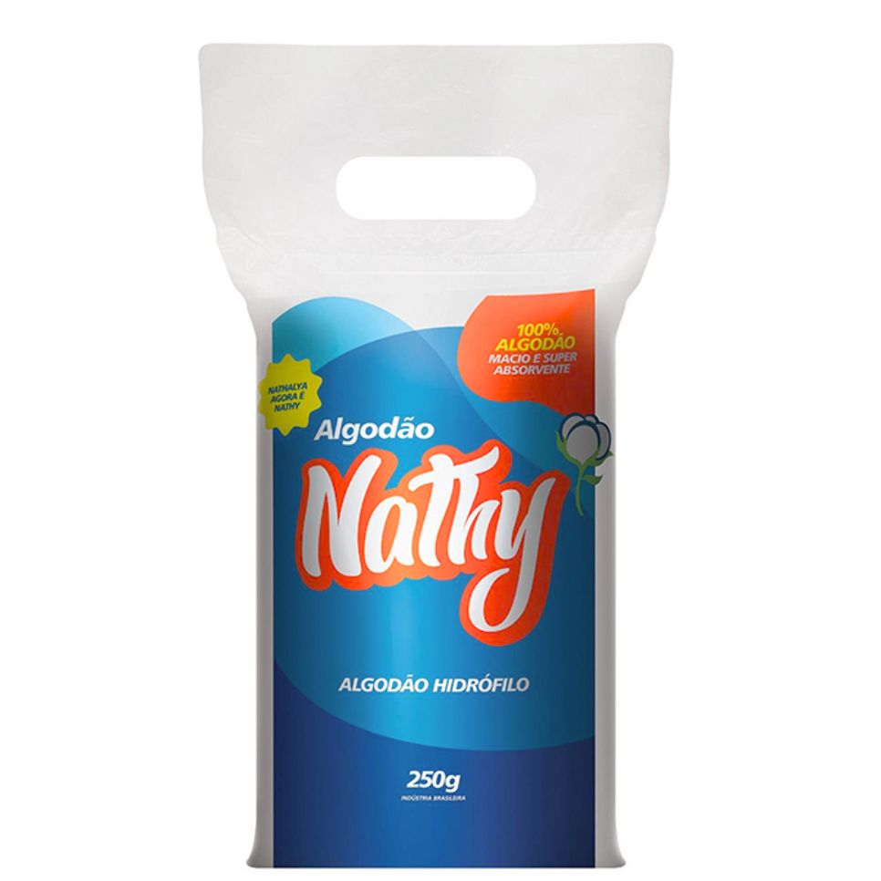 Algodão Hidrófilo 250Gr - NATHALYA