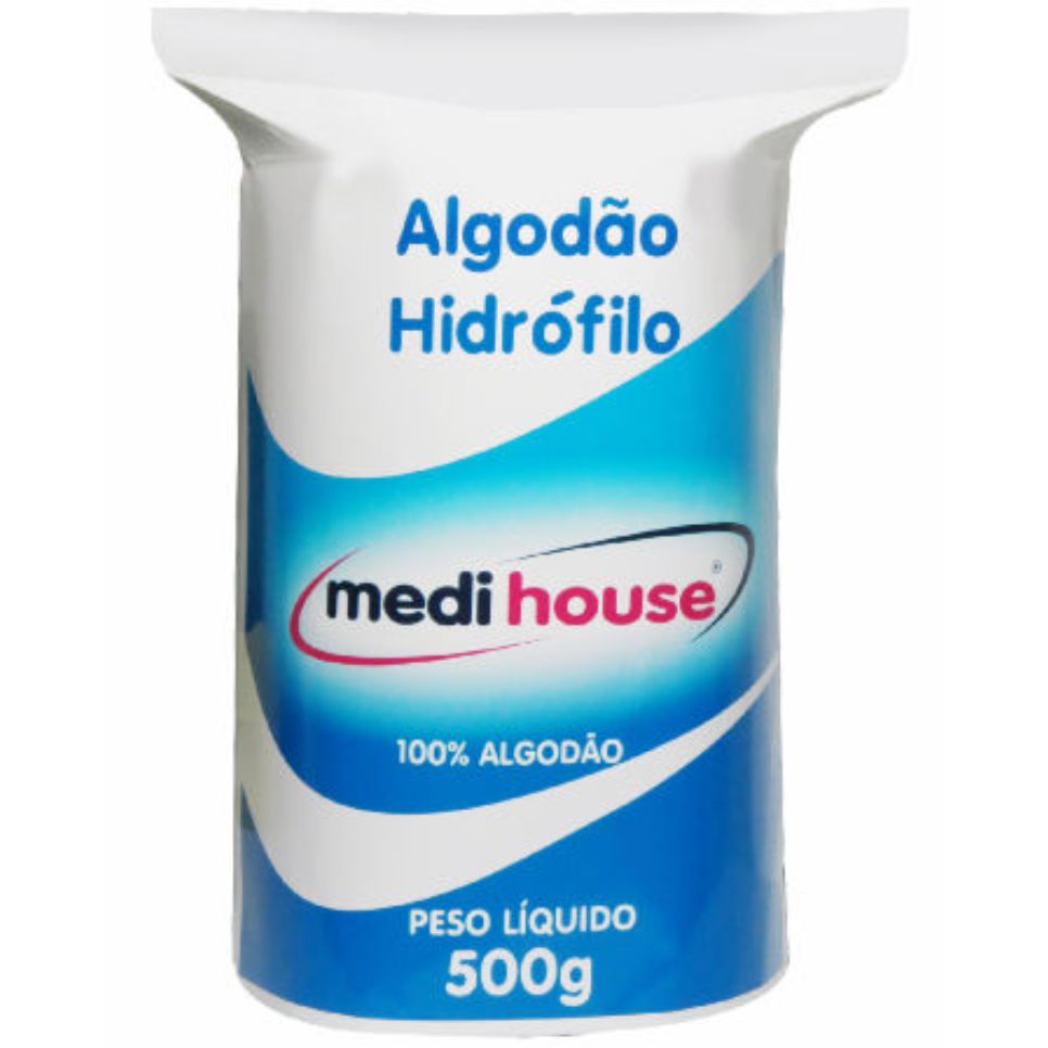 Algodão Hidrófilo 250Gr - MEDI HOUSE