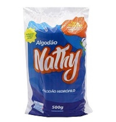 Algodão Hidrófilo 500 Gramas - NATHALYA