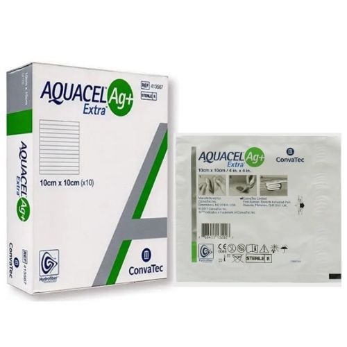 Curativo Aquacel AG + Extra 10x10cm 413567 - CONVATEC