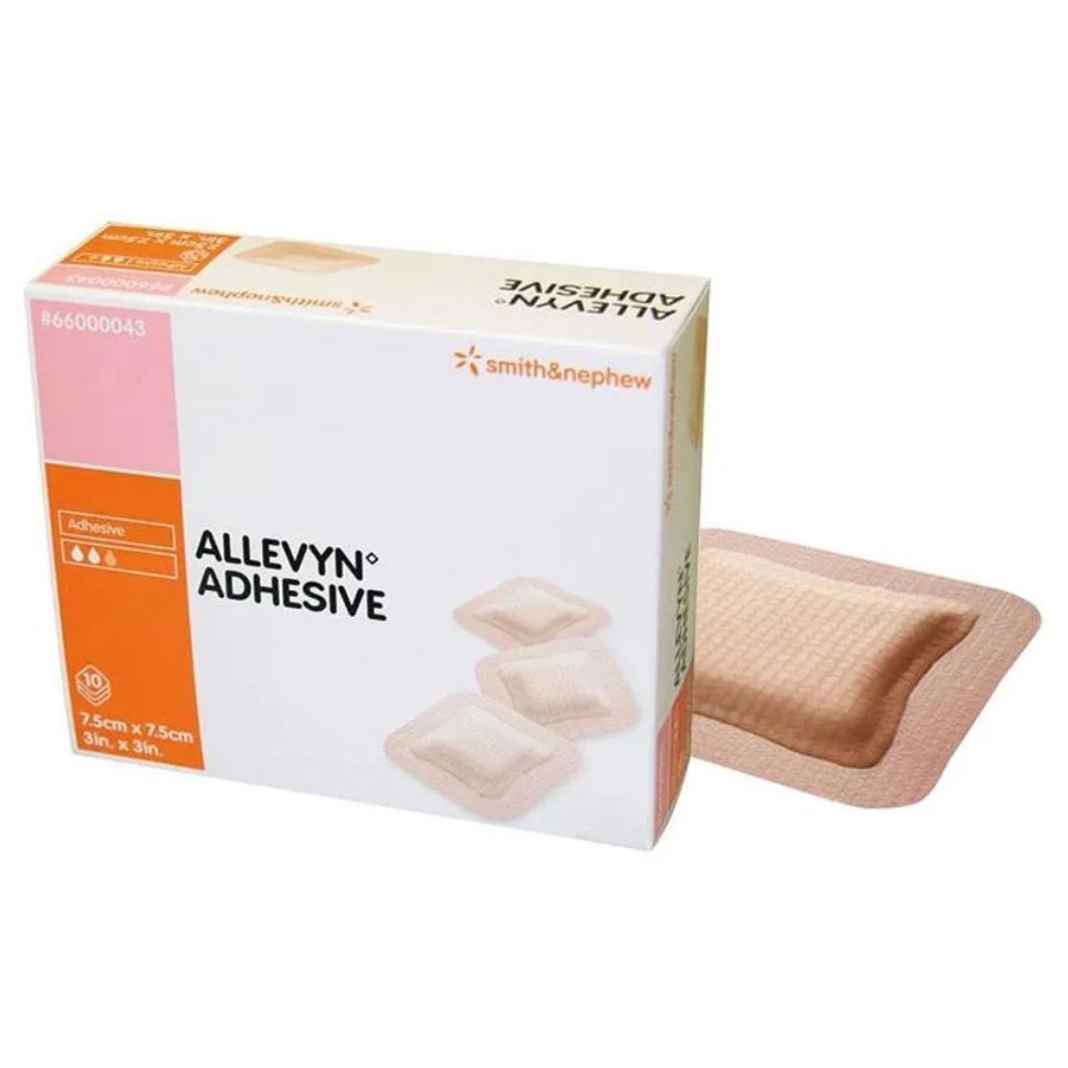 Curativo Allevyn Adhesive 07,5x7,5cm rf 66000043 - SMITH NEPHEW