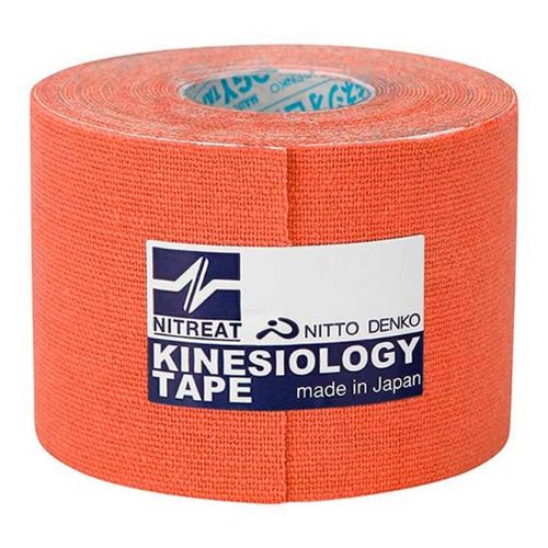 Bandagem Elástica TAPE NITTO Laranja 50R 5cmx5m KINESIOLOGY